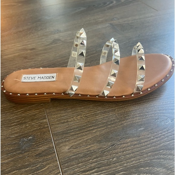Steve Madden studded sandals sz 8 - Picture 2 of 5